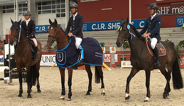 Les trois premiers du championnat 6 ans