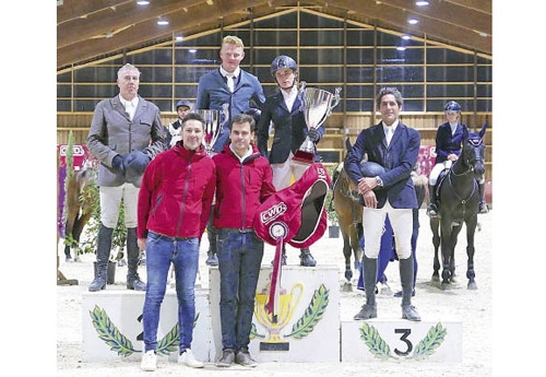 Le podium du GP 140 (© Barbara Clément)