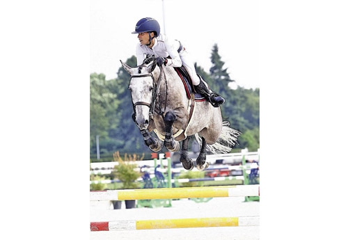 Juliette Faligot et Arqana de Riverland (Photo Archives)