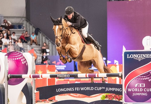 Roger-Yves Bost et Sydney Une Prince en plein effort (© FEI/Lukasz Kowalski)