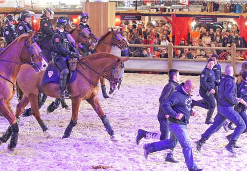 Police montée (© Pascale Vacher)