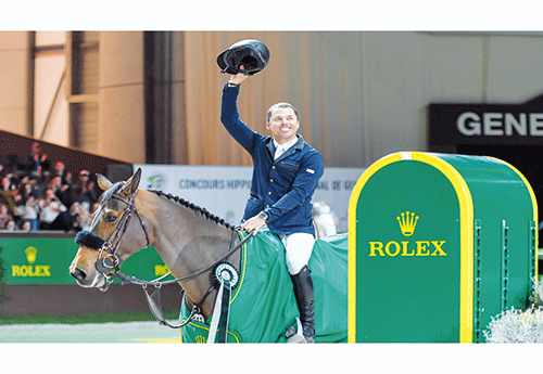 Kent Farrington et Gazelle remportent de manière éclatante ce 57è Grand Prix Rolex de Genève (© Patrick Jean )