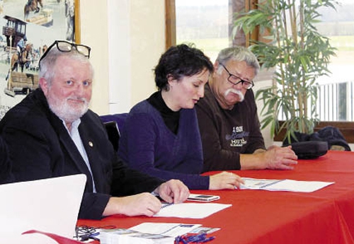 De gauche à droite : Pascal Deboudt, Président du CRECVL; Sophie Gauthier, Présidente du CRTE et Olivier Marszalkowski, membre élu du CRTE/CRE CVL