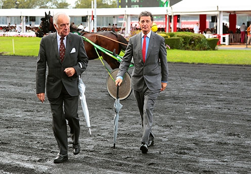 Dominique de Ballaigue et Edouard de Rotchild (©jour de Galop)