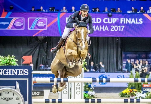 Kevin Staut, 11e avec Rêveur de Hurtebise HDC à la Finale 2017 à Omaha (© RBPresse-P. Renauldon)