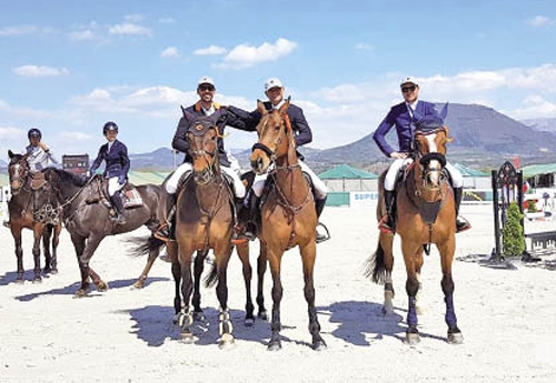 Les trois gagnants de ce premier Grand Prix Pro 1 du Sun Tour (One Shot Equitattion)
