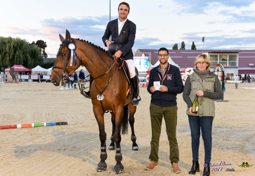 Olivier Perreau et Venizia d'Aiguilly, ici à Mâcon en 2017 (Photo P. Jean)