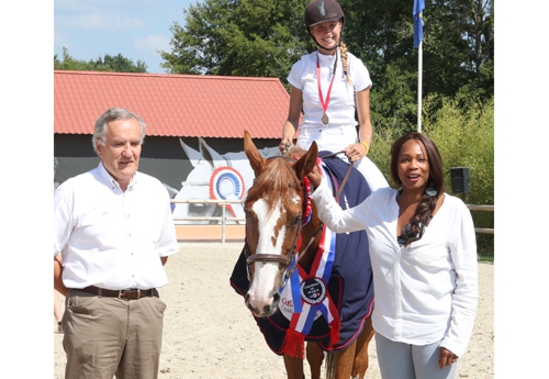 Léa Debu, championne