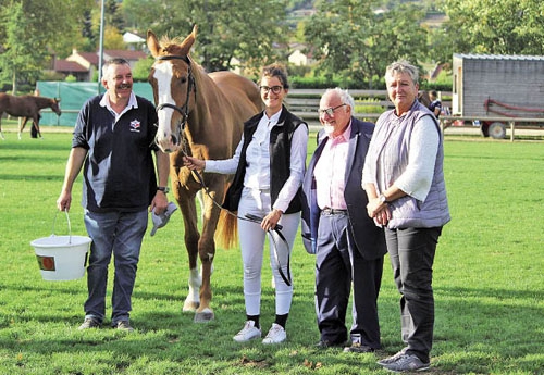 Foxtrot des Essarts, 1re des 3 ans montés 1,65 m et plus et 3e du classement général