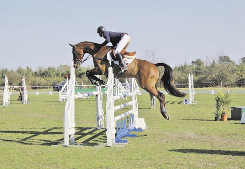 Chamalo et Christian Weerts (© Centre Equestre Ous Pins)