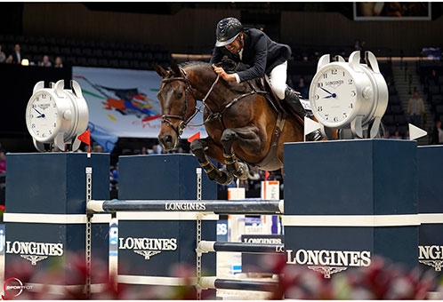 Nayel Nassar et Lucifer (Photo Sporfot)