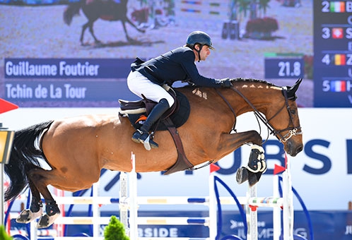 Guillaume Foutrier et Tchin de la Tour  (HUBSIDE JUMPING/Marco Villanti)