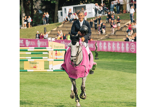 Le sourire de Tony Cadet à Dinard! (Photo Jumping de Dinard)