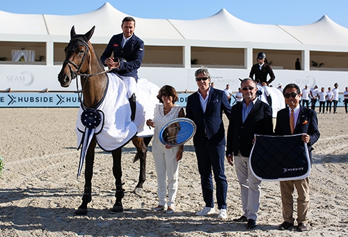 Piergiorgio Bucci, Beatrice Ottaviani, Denis Monticolo et Alain-Benedetto  (HUBSIDE JUMPING / Filippo Gabutti)