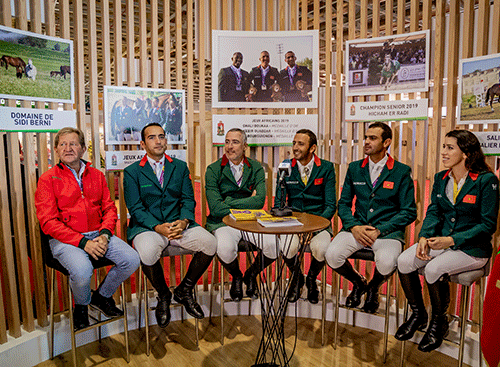 Marcel Delestre et son team marocain