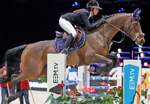 Nina Mallevaey/Astuce des Barrières (© Longines Masters Paris)