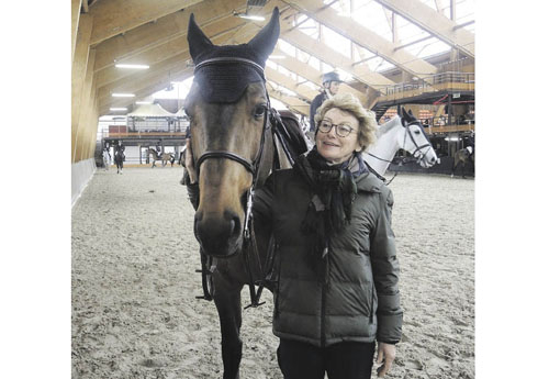 Annick Chenu avec Aldo du Plessis