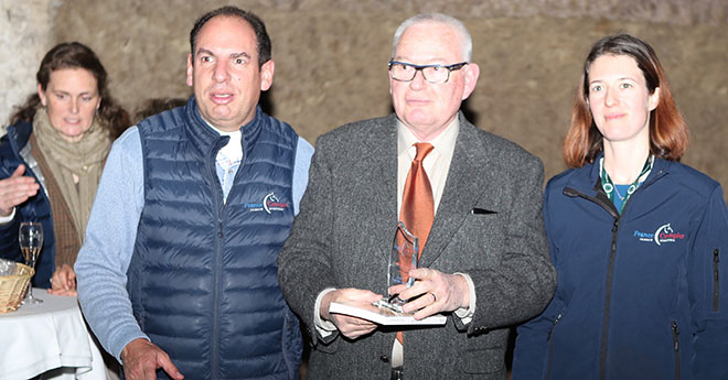 Le trophée du meilleur éleveur pour Laurent Jamaud (L'Esques)