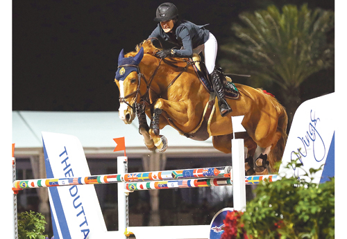Jessica Springsteen et Volage du Val Henry (© Sportfot)