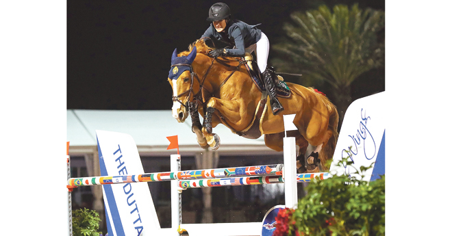 Jessica Springsteen et Volage du Val Henry (© Sportfot)