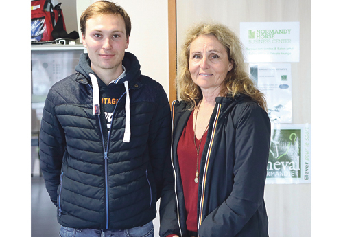 Marie Lamotte Trihan et son cavalier Benjamin Jegousso