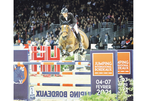 Velina de Farjonnière dernièrement à Bordeaux avec l’Irlandais Mark McCauley (©ER)