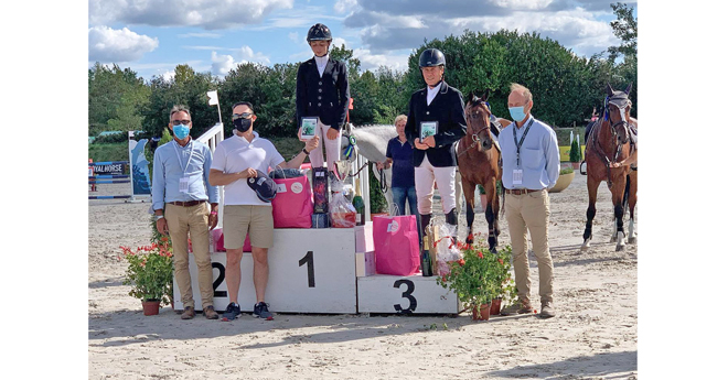 Le podium du CCI 2*-L