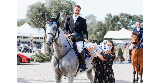 Grégory Cottard/Allegra de Reux (© Marco Villanti pour HUBSIDE JUMPING)