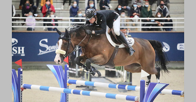 Après Scott Brash  jeudi, c'est Edward Levy qui remporte la 2è ranking du week-end avec Rebeca LS (Photo ER)