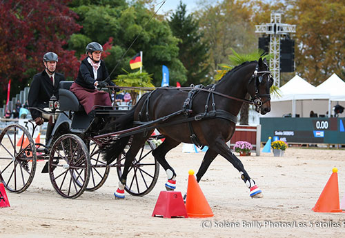 Saskia Siebers - Championne du monde FEI d'Attelage à un cheval ©S. Bailly/Centaure Production