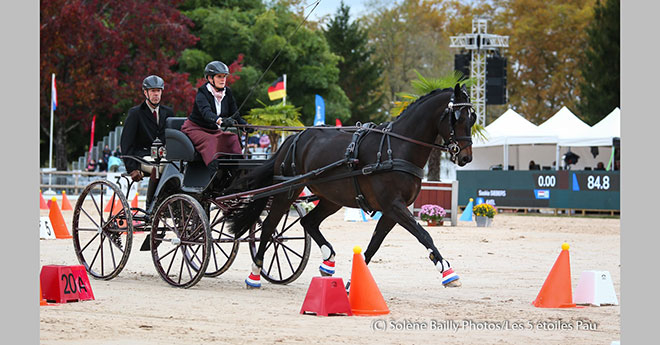 Saskia Siebers - Championne du monde FEI d'Attelage à un cheval ©S. Bailly/Centaure Production