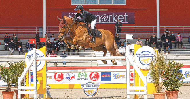 GP St-Lô Agglo : Pénélope Leprévost/Vérité Une Prince (© JB)