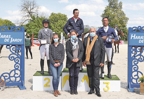 Le podium du CCI**-L (© Pauline Chevalier)