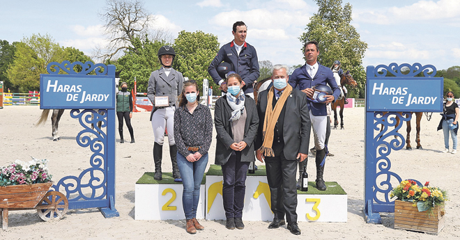 Le podium du CCI**-L (© Pauline Chevalier)