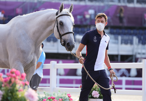 Simon Delestre et Berlux Z feront leur entrée dans l’épreuve par équipes de saut d’obstacles des Jeux olympiques à Tokyo prévue vendredi 6 août (© FFE/PSV)