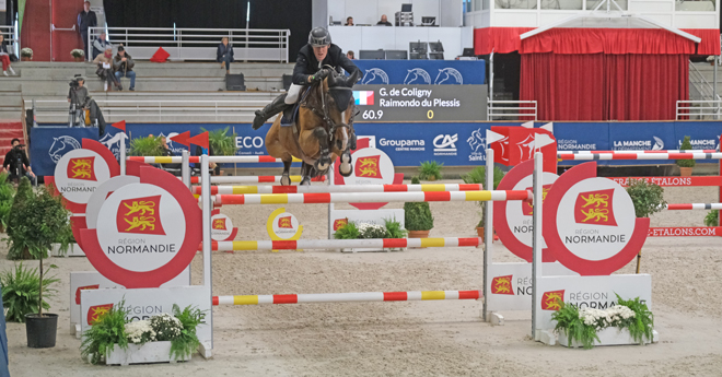 Geoffroy de Coligny/Raimondo du Plessis, 2e du CSI 2* (© Jean Bougie)