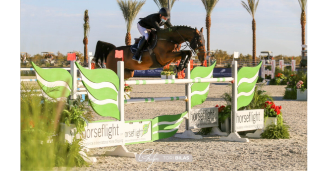 Conor Swail (IRL) et Vital Chance de la Roque se sont classés deuxièmes du Grand Prix Marshall & Sterling CSI3* à 101 000 $