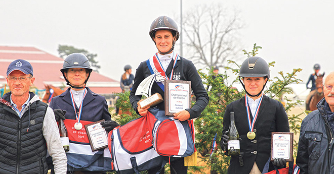 Amateur 2 : 1. Alenior Israel/Diva Derick (CRE Auvergne-Rhône-Alpes); 2. Ambre Grepinet/Uchuaia (CRE Bourgogne Franche-Comté); 3. Laurine Thomarat/Up Side Perrieres (CRE Auvergne-Rhône-Alpes)