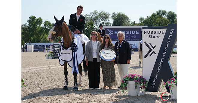 Edward Levy à la remise de prix (© Sportfot)