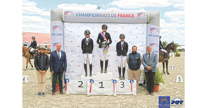 Le podium des meilleurs As Juniors