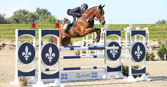 Colleen Rutledge (USA) sur Covert Rights (© FEI/Amber Heintzberger)