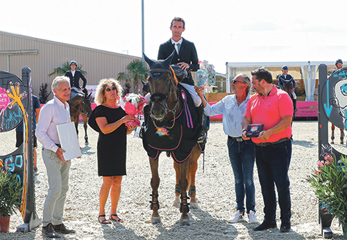 Harold Boisset et T’Obetty du Domaine à la remise des prix