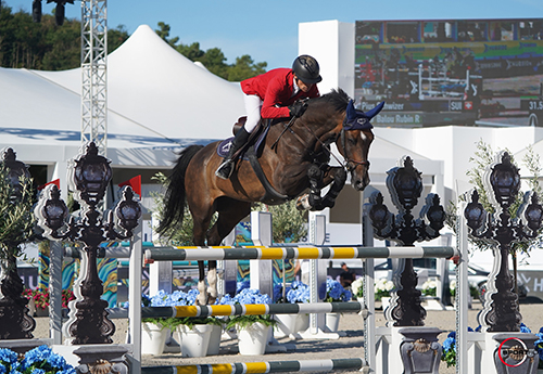 Pius Schwizer et Ellie de Chasnay (Sportfot/Hubside Jumping)