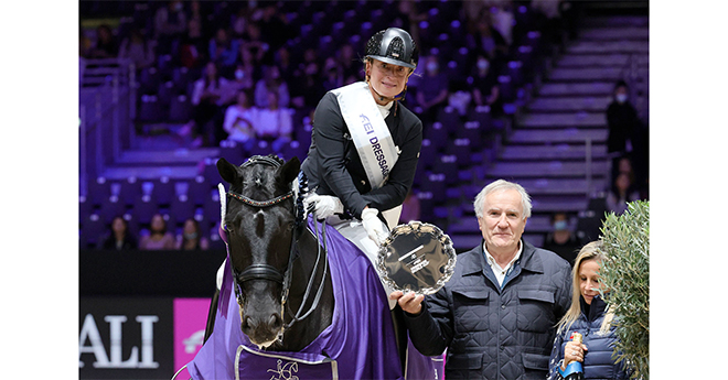 Werth, gagnante de l’étape coupe du Monde de dressage en 2021