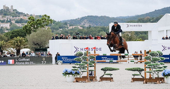 Laurent Goffinet/Atome des Etisses (© Sporfot/Hubside Jumping)