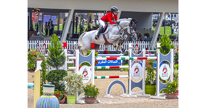 Sophie Hinners, seule double sans-faute de la Coupe des Nations de Rabat (© Stefano Grasso/MRT)