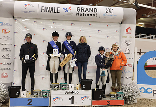 Podium Dressage circuit (© FFE/PSV)