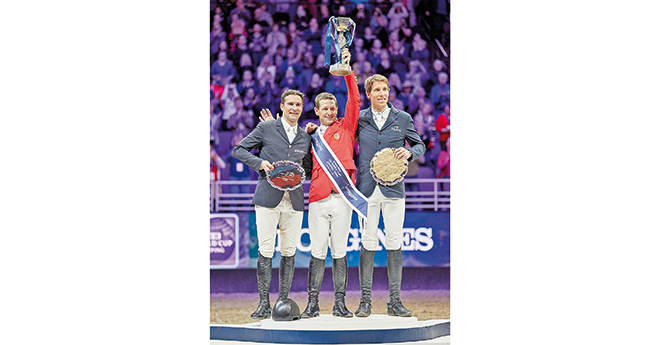 Les dernières finales de Championnat du Monde à Omaha (USA) avaient sacré la victoire de McLainWard et HHAzur, en 2017, devant le Suisse Romain Duguet/Twentytwo des Biches et le Suédois Henrik Von Eckermann/Mary Lou (© FEI)