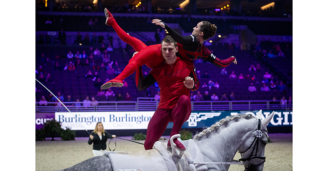 Chiara Congia et Justin Van Gerven (GER) avec Max