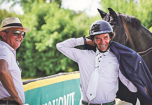 7 ans : Robin Le Squeren, ici avec Jean Maurice Bonneau gagne les 7 ans avec Giorgio d’Ellipse (© Ecuries d’Ellipse)